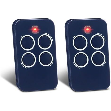 2 pièces de rechange pour télécommande Genius, 433,92 MHz pour garage 4 canaux compatible avec GENIUS ECHO TX4 433 RC,ECHO TX2 433 RC,TE443H BRAVO
