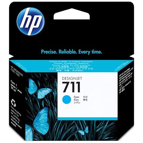 Cartouche d'encre HP 711 (CZ130A), cyan