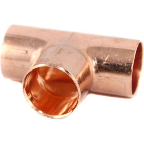 Raccordo a Tee rame ø12 mm estremità a saldare femmina FFF 101435 (1/3)