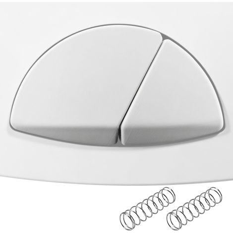 Bouton de Rinçage pour F100 Kit de Réparation Bouton de Rondelle WC pour F200 avec Ressorts Remplacement No 333401 pour Panneaux 301000 331001 331021 332000 Pièce de Rechange (1/5)