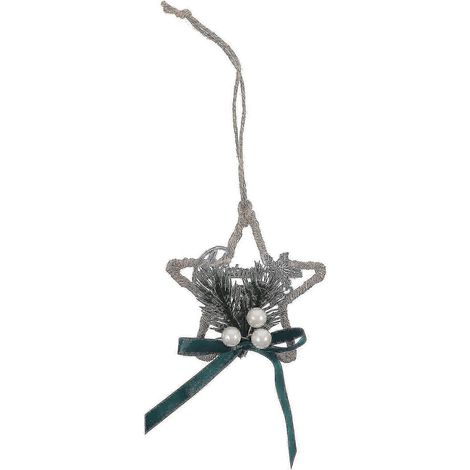Pendentif étoile de Noël WJTG, décoration de Noël à suspendre pour sapin de Noël. (1/2)