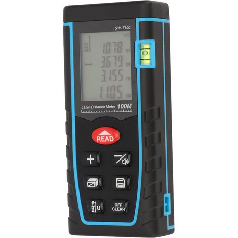 Télémètre laser portable 630-670 nm, outil de mesure laser infrarouge haute précision, portée 100 m (1/5)