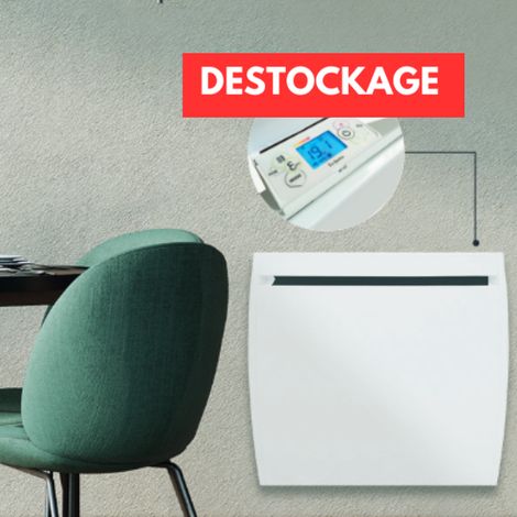 Radiateur convecteur électrique 1500W – Chaleur douce aluminium – Commande smartphone – Détection d'absence – Fabrication française – Airelec