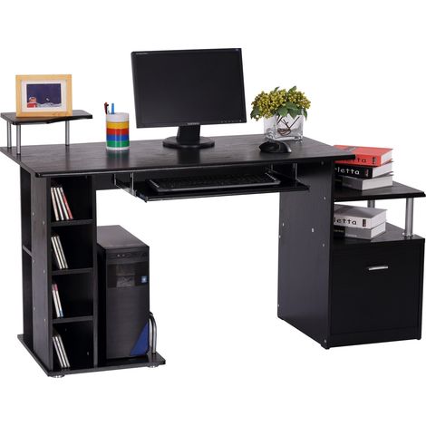 Bureau informatique Tropicolo Noir (1/5)