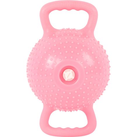 Kettlebell de yoga à eau, rempli d'eau, avec double poignée, poids ménager ajustable, outil de sport rose (1/5)