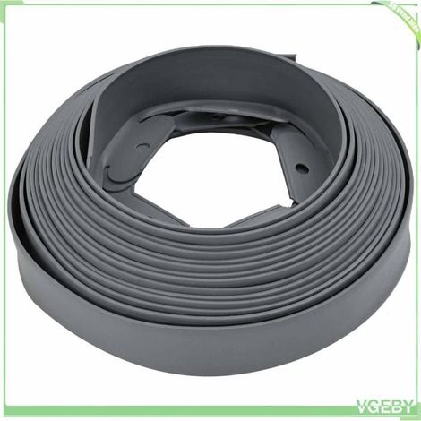 Bordure de pelouse - FAFEICY - 42029848 - Gris - Plastique anti-UV - Flexible 5000 x 4 x 5 cm (1/5)