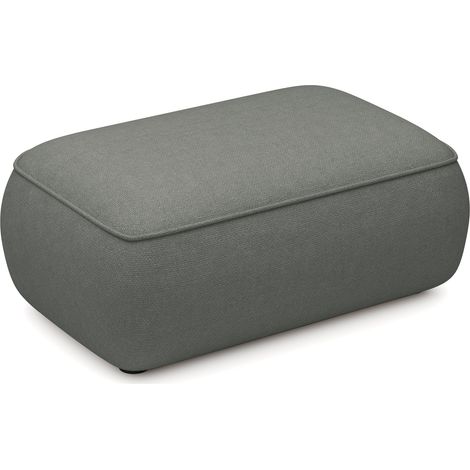 Selsey Ovo - Pouf 1-Sitzer, Dunkelgrau, 100 cm (1/3)