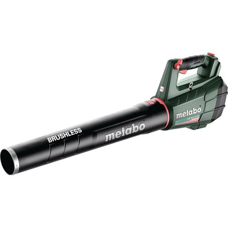 Metabo LB 18 LTX BL Soplador de hojas a batería 18 V sin escobillas (601607850) Solo - sin batería, sin cargador
