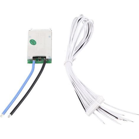 48V 14S BMS-Schutzplatine für ternäre Lithiumbatterien mit Kabel, 8A Lade-/20A Entlade-Balancing-Modul (1/5)