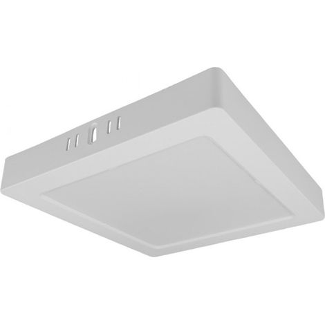 Downlight LED carré 22 cm 18W 4000K blanc EcoLight (1/5)