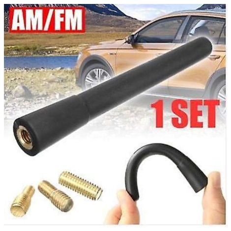 Mini antenne courte pour voiture avec puissante fonction de réception FM/AM/DAB (1/4)