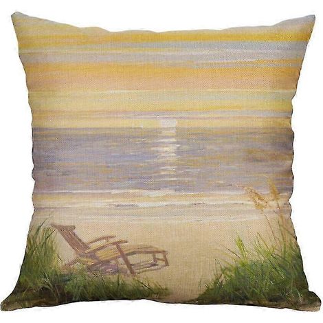 Housse de coussin imprimée vintage pour canapé, voiture, jeté de canapé ou de voiture, décoration intérieure (1/4)