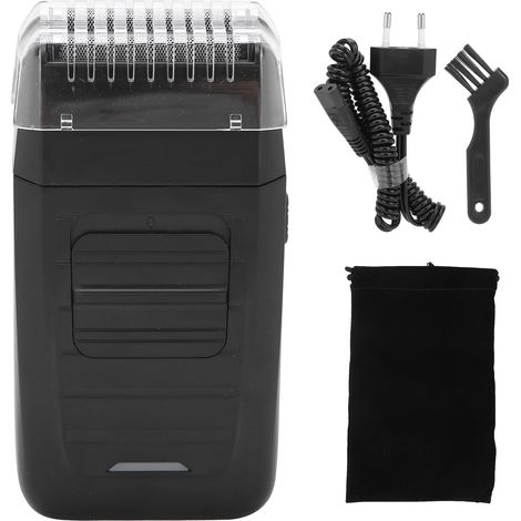Rasoir électrique portable homme, tondeuse barbe à lames oscillantes, rasoir à foil rechargeable, prise UE 220V, voyage (1/5)