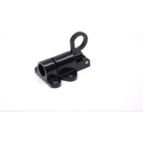 Loquet de porte à ressort avec 4 vis, loquet de porte automatique à ressort, verrou à ressort en alliage d'aluminium, convient aux portes, fenêtres, armoires, portes de cour, portes extérieures, etc.