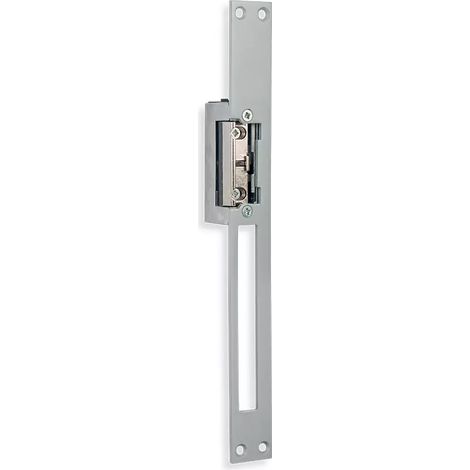 Scs Sentinel – Gâche électrique LockElek 301 – Têtière longue 250mm en acier – Réversible droite/gauche – Déclenchement permanent après impulsion