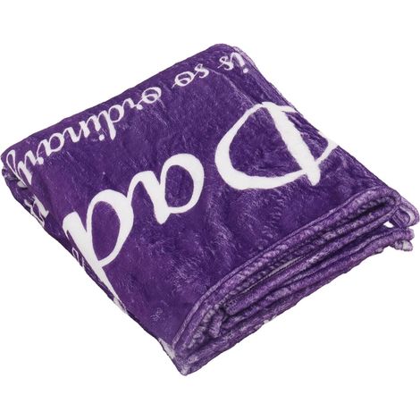 Personalized Fleece Blanket for Dad, Alphabet Design (1/5)