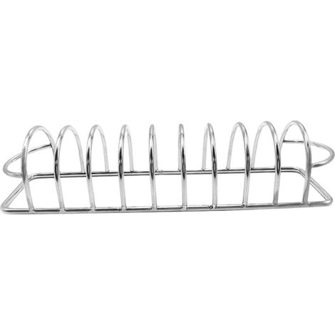 Rack BBQ Outil de barbecue antiadhésif en acier ydable peut contenir Porte-côtes extra long en pour jardin extérieur terrasse pelouse camping pique-nique cour barbecue (1/5)