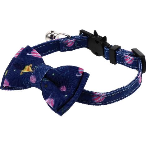 Collar para gatitos, collar colorido para gatos con pajarita desmontable. (1/5)