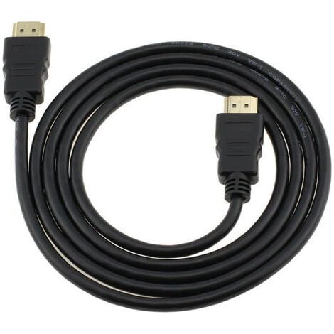 Câble Adaptateur USB vers HDMI - Convertisseur de Charge USB 2.0 Type A mâle vers HDMI mâle (Uniquement pour Le Chargement) (3 mètre Noir) (1/4)
