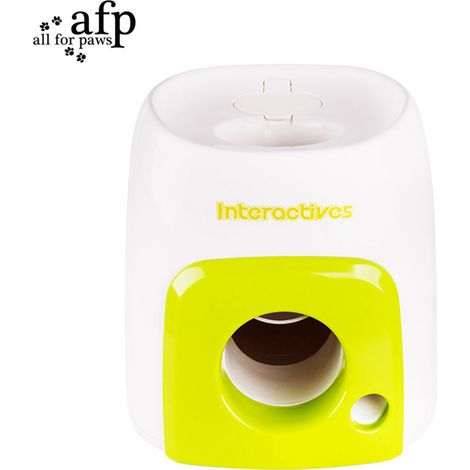 1 lanceur automatique de balles, pour chiens, fonctionne en intérieur et extérieur, compatible balles de tennis (1/5)
