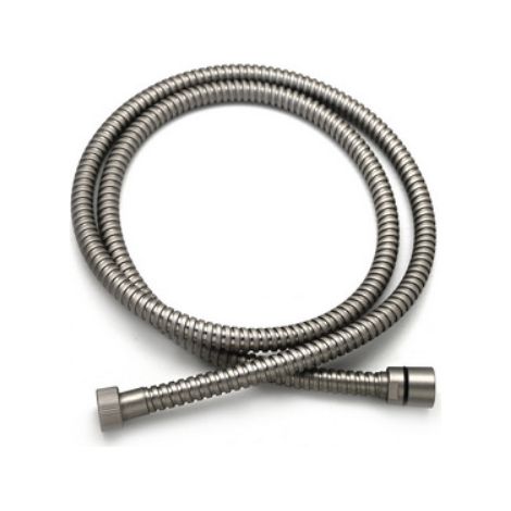 FLESSIBILE DOCCIA IN OTTONE Nichel Spazzolato Opaco cm 150 REMER
