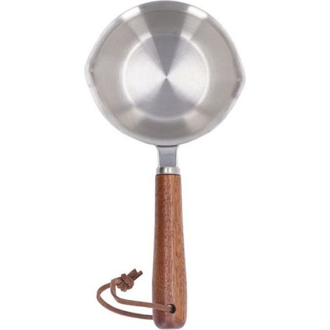 Tbest Pot de fusion de beurre Mini Chauffe-beurre, Chauffe-beurre à Double Bec à 3 Couches en Acier Inoxydable de puericulture pot (1/4)