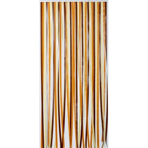 Cortina de puerta Antille Marrón Beige 100x220cm - Morel