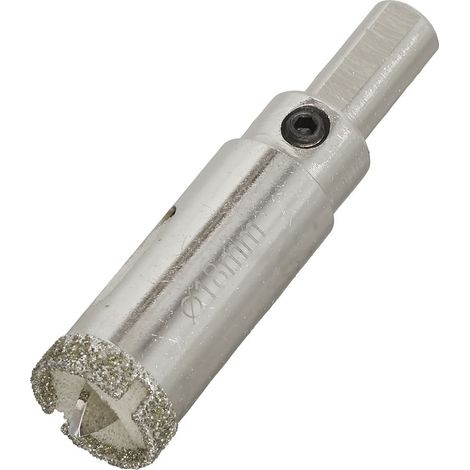 Sealey Electroplated Diamond Coated Hole Saw 18mm M3 Steel Milled Teeth DHS18 (1/5)