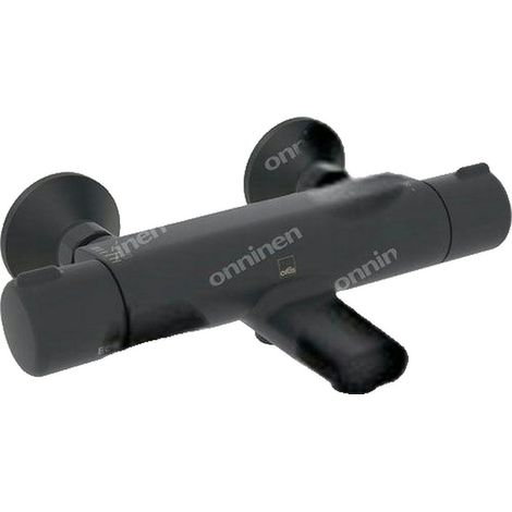 Mitigeur de baignoire Oras Nova thermostatique noir mat