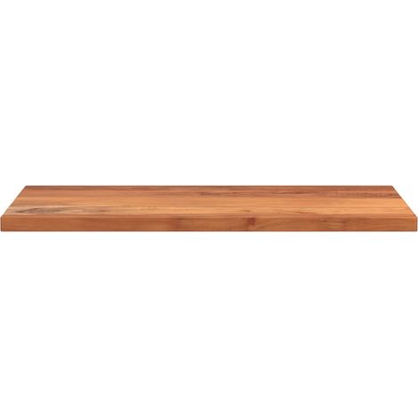 Dessus de table Plateau de table Dessus de bureau 120x50x3,8cm rectangulaire bois massif d'acacia CFW41599 (1/5)