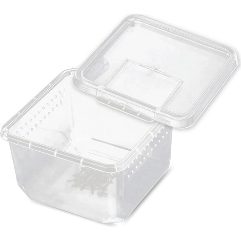 Contenedor con ventilación y solapa 12x12x7cm tipo "Braplast"