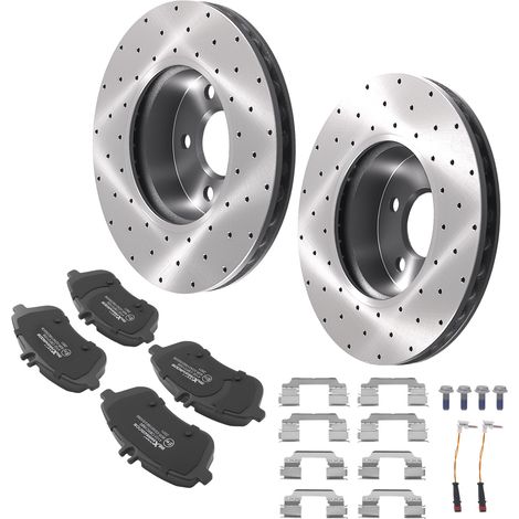 Front Brake Discs and Pads for Mercedes C Class C204/W204 2011-2023 1974230112 (1/5)