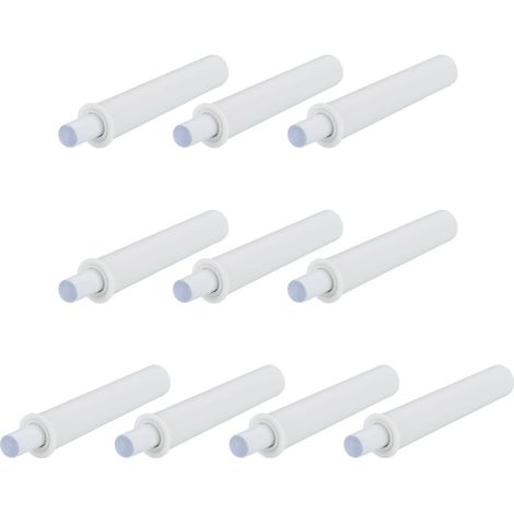 Türdämpfer mit Soft-Close-Funktion, 10er-Pack, Türschließer, Türdämpfer mit Soft-Close-Funktion, geeignet für Möbeltüren, weiß (1/5)