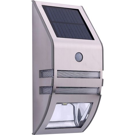 lampes lampe solaire exterieur detecteur de mouvement Étanches-En acier inoxydable-Appliques murales pour l'extérieur (1/5)