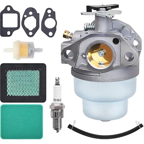 Carburateur pour Honda GCV160 GCV135 GC160 GC135 GCV160-OHC Moteur et Tondeuse, JRISBO Accessoires Carbu GCV 160 Tondeuse à Gazon Kit Carburateur avec Joint, Bougie, Filtre à Air (1/4)