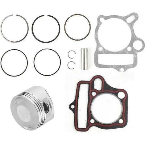 Kit de pièces moteur 125 cm³ 54 mm comprenant piston, segments et joints, compatible avec quad et karting Loncin Lifan. (1/4)