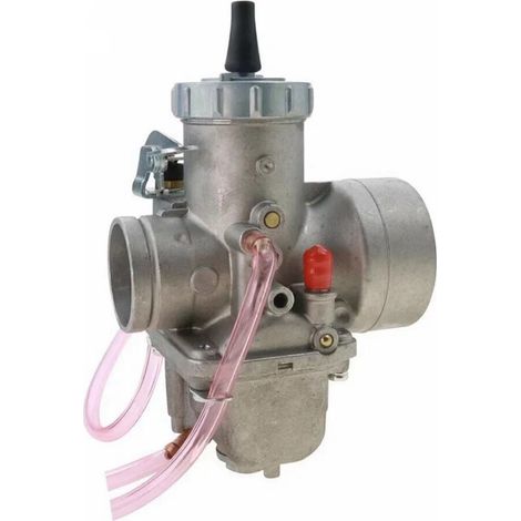 Der Vergaser ist ein Mikuni 38mm Rundschieber-Zweitaktvergaser VM38-9 VM 42-602513-5006 (1/4)