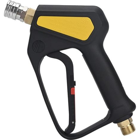 Ersatz-Hochdruck-Kurzwaschpistole ST-2300. Power Washer Trigger-Spritzpistole mit 1/4 Zoll Schnellanschluss, max. 310 Bar, 4500 PSI(M22-1.5M)