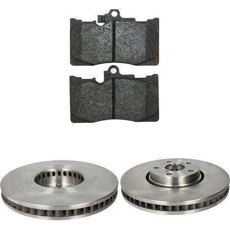 KIT FRENI ANTERIORI compatibile con LEXUS GS (S19) - DISCHI + PASTIGLIE OEM: FDB4216, FDB1620 / 17680 , 17681 /SOSTITUZIONE DIRETTA/BASSA POLVERE/SILENZIOSO (1/5)
