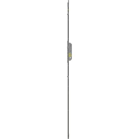 Ferco – Crémone barillet avec 2 galets – Axe 25 mm pour PVC – Solution robuste et durable pour sécurité optimale – Installation facile