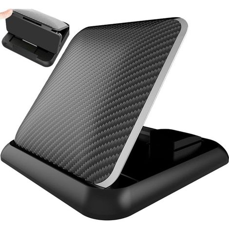 Support Tableau Bord De Voiture, Antidérapant Support De Téléphone, Ajusté Smartphone Prise En Silicone Support De Coussinets (1/5)