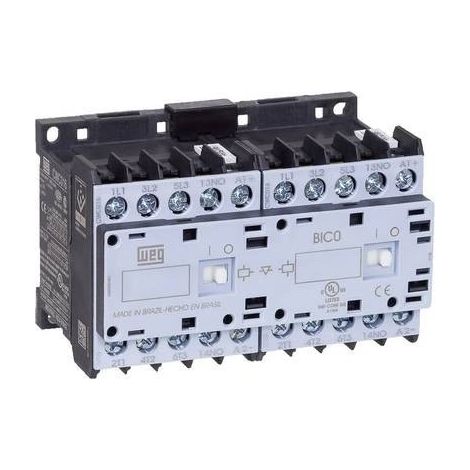 WEG CWCI07-01-30C03 Relè invertitore di carico 6 NA 3 kW 24 V/DC 7 A con contatto ausiliario 1 pz. (1/2)