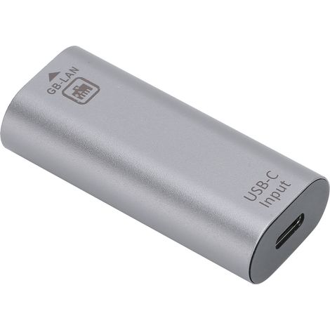 Adaptateur USB-C vers Ethernet Gigabit Compatible Windows, macOS, Android (1/5)