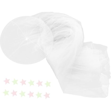 Moustiquaire pliante Yardenfun pour chambre à coucher avec rideau (1/5)
