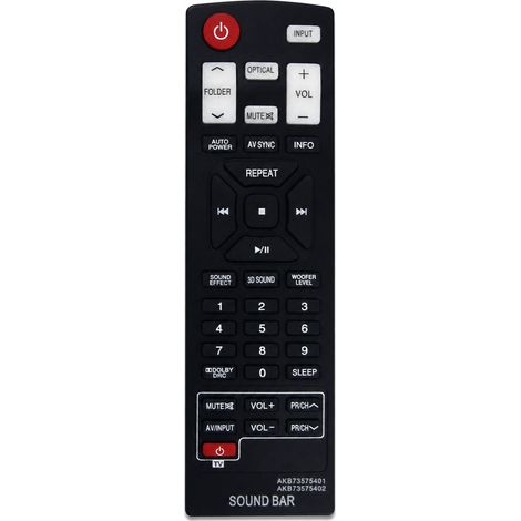 Télécommande pour Barre de Son LG Compatible AKB73575402 avec Commande TV (1/5)