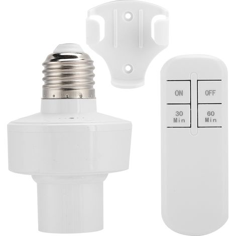 Douille de Lampe avec Télécommande pour E27 60W, Pièce de Rechange pour Lampe UV Ozone Nettoyante (1/5)