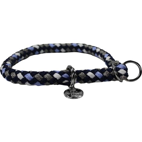EQuest Hunde-Halsband mit Zugstop - Ultimo Blue Boy, 45 cm