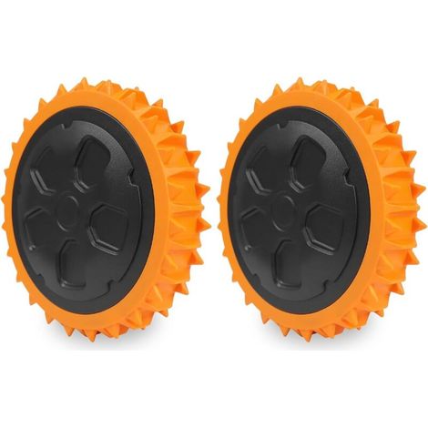 Wheels for Worx Landroid - Weighted All-Terrain, Compatible with WR141E / WR142E / WR143E / WR165E / WR167E Robotic Lawnmowers (1/5)