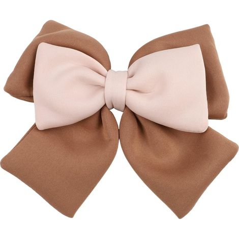 Décoration de Casque Nœud Mignon Tissu Ruban Accessoire pour Moto Vélo Ski Casques - Autocollant Amovible Style Rose (1/5)