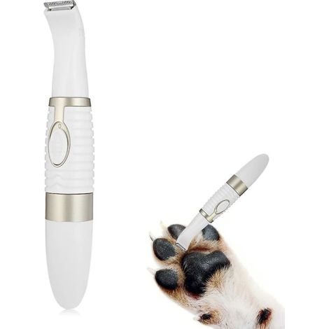 Tondeuse électrique pour poils de chien, silencieuse, pour les pattes, les yeux, les oreilles, le visage et l'arrière-train-AquaForge